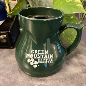 Vintage Green Mountain Coffee Roasters No-Spill Travel Mug Highwave HotSipp